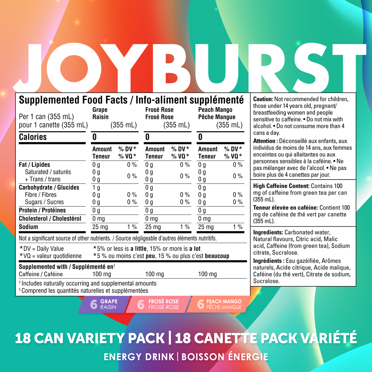 Joyburst Energy Drink Variety Pack