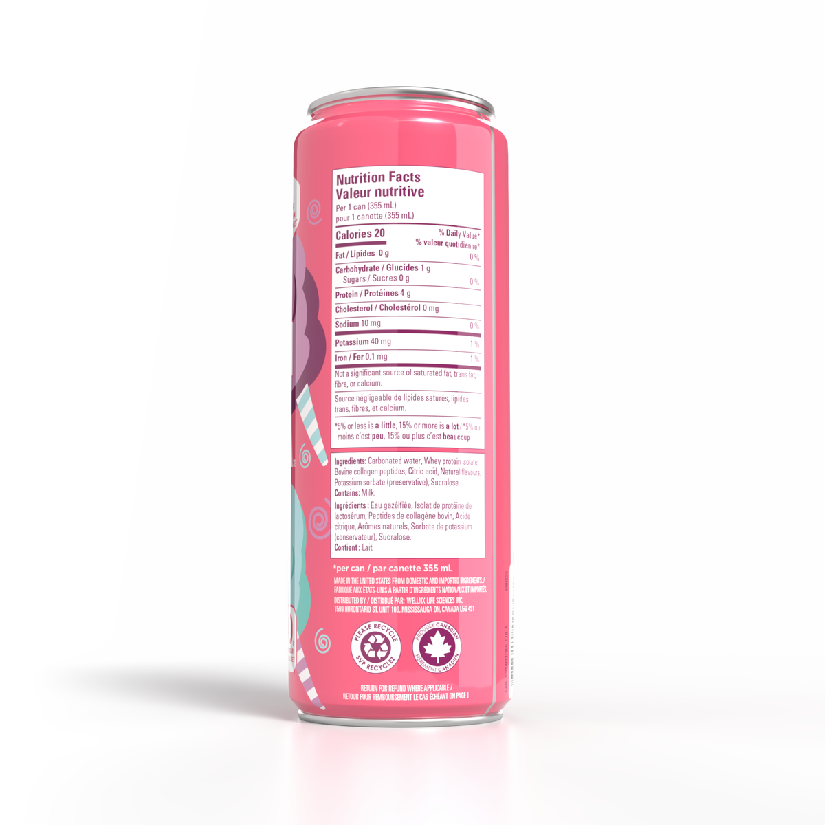 NEW! Joyburst Protein Soda 4g - Cotton Candy