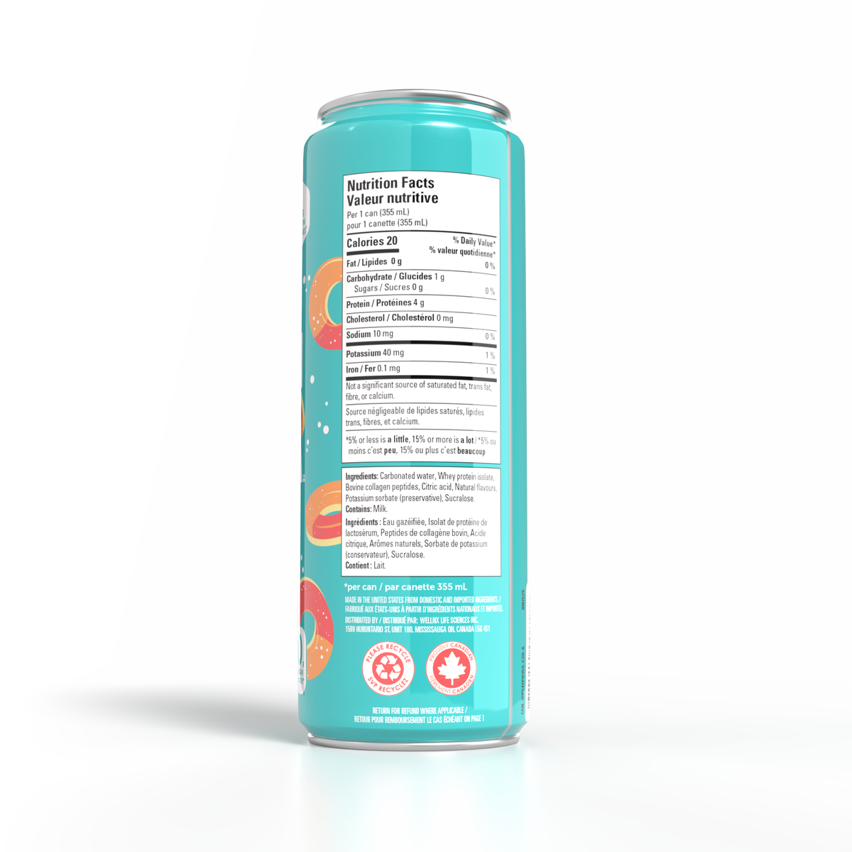 NEW! Joyburst Protein Soda 4g - Fuzzy Peach Rings