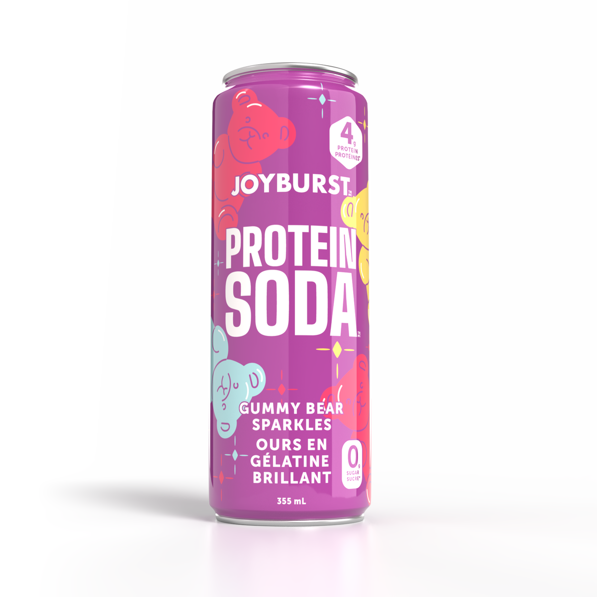 NEW! Joyburst Protein Soda 4g - Gummy Bear Sparkles