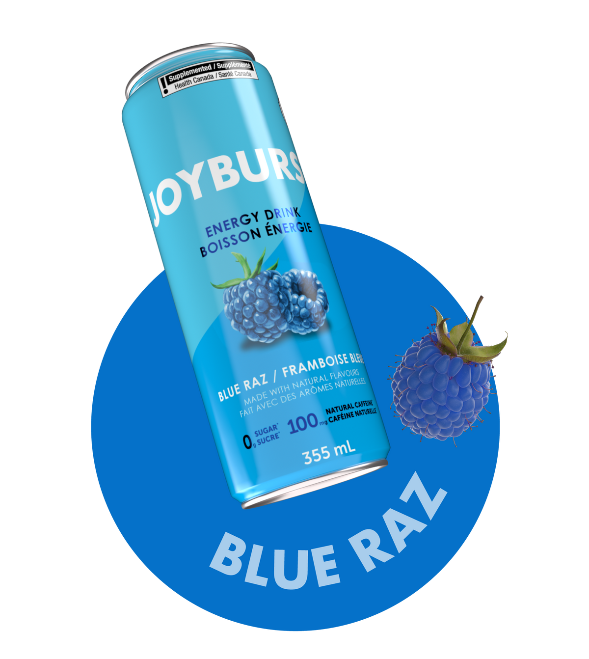Joyburst Energy Drink Blue Raz - 12 pack