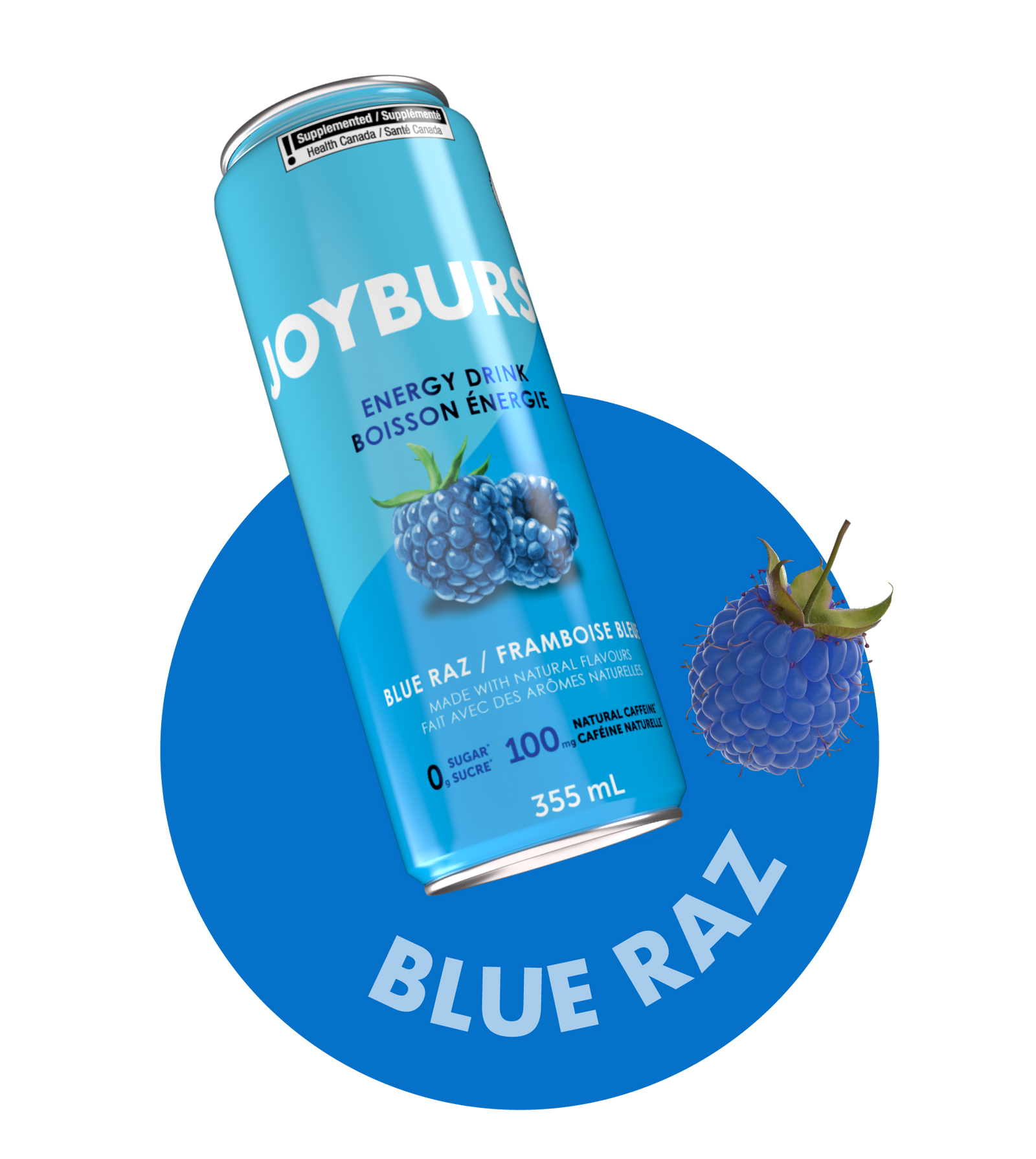 Joyburst Energy Drink Blue Raz - 12 pack