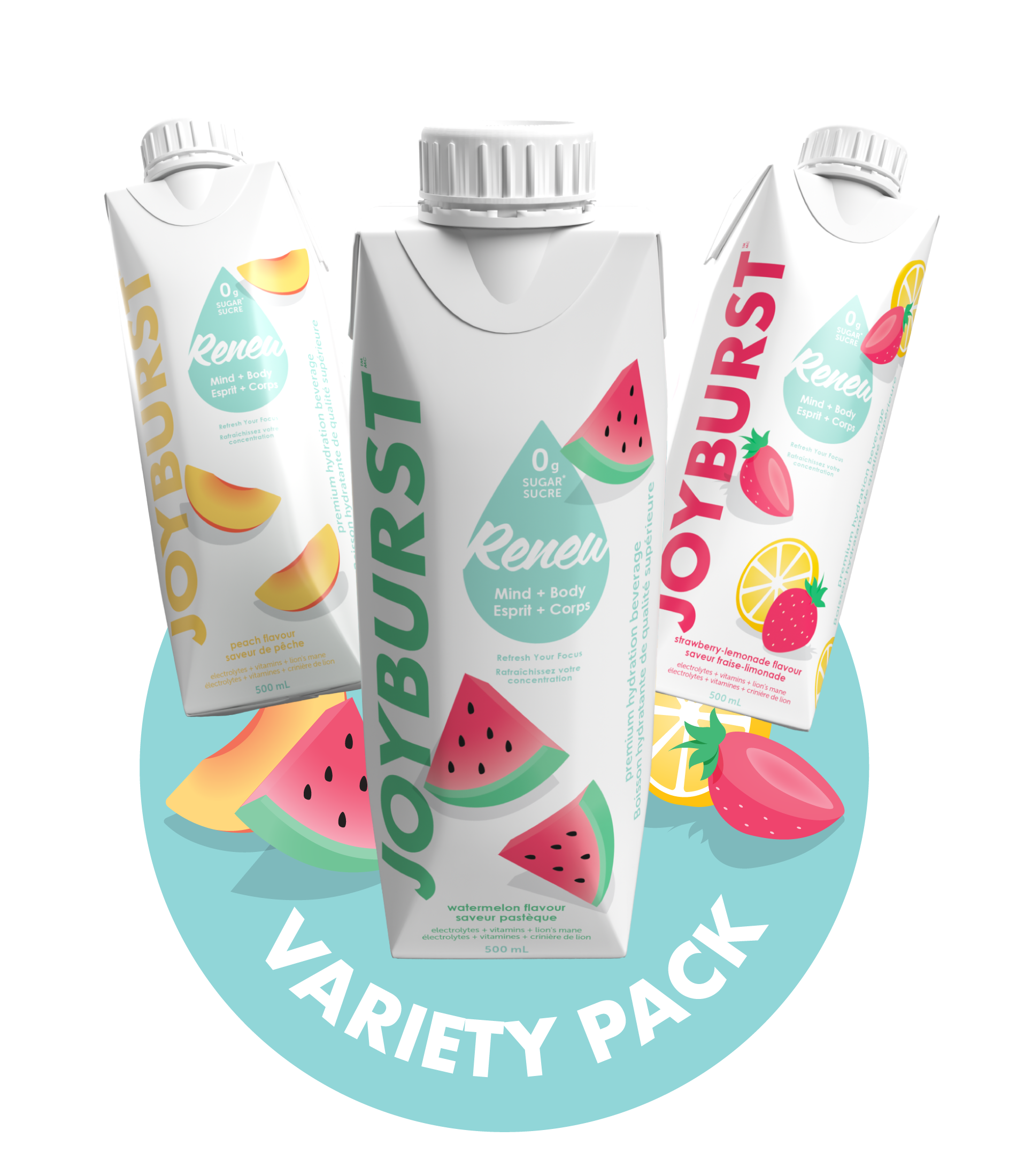 Joyburst Renew Hydration Variety Tetra Pack