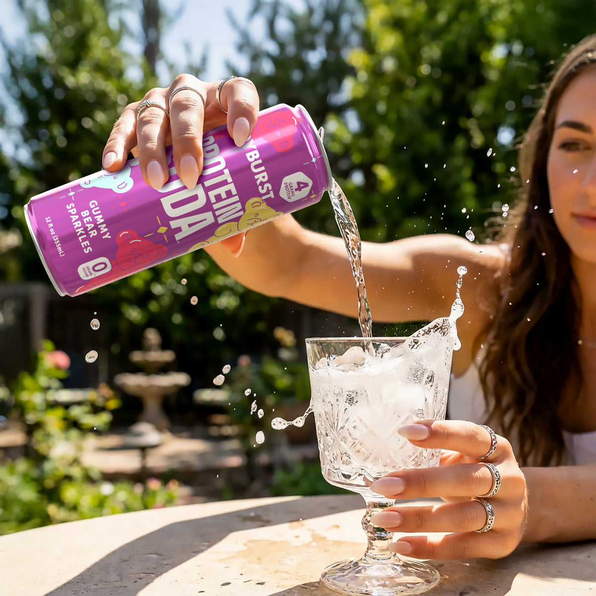 NEW! Joyburst Protein Soda 4g - Gummy Bear Sparkles