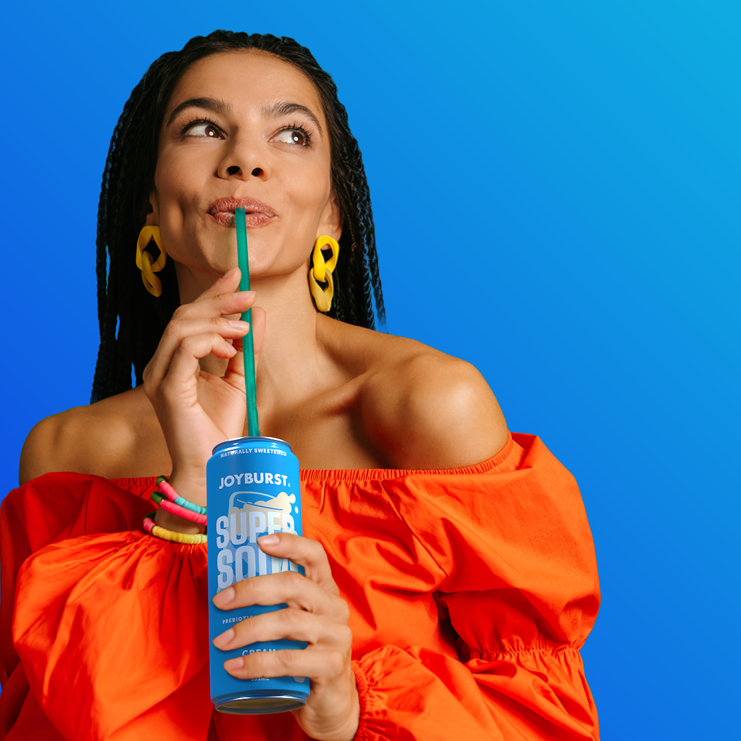 Joyburst Super Soda Cream Soda - 12ct