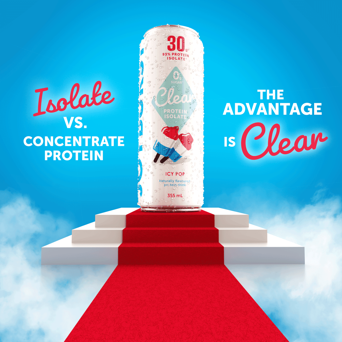 Joyburst Clear Protein Isolate - Icy Pop Flavour