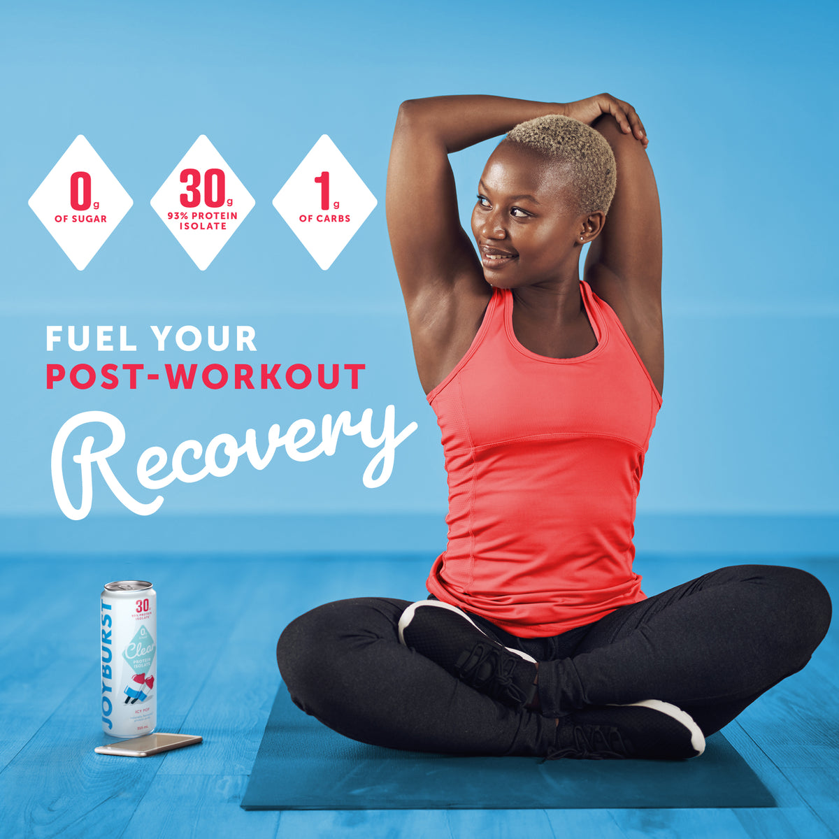 Joyburst Clear Protein Isolate - Icy Pop Flavour