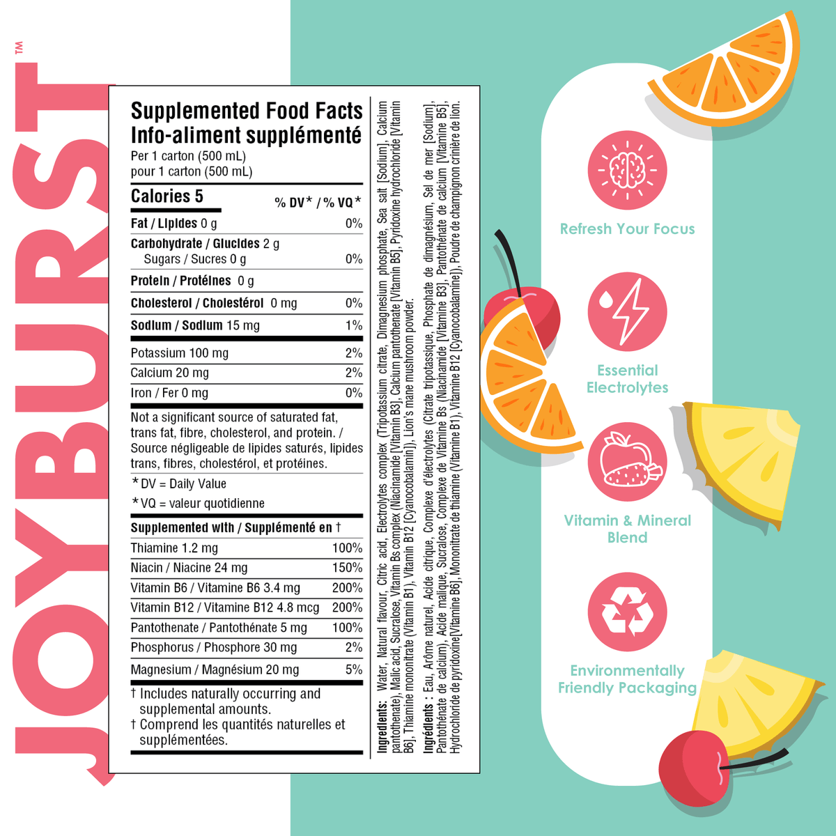 NEW! Joyburst Renew Hydration Tropical Fruit Punch
