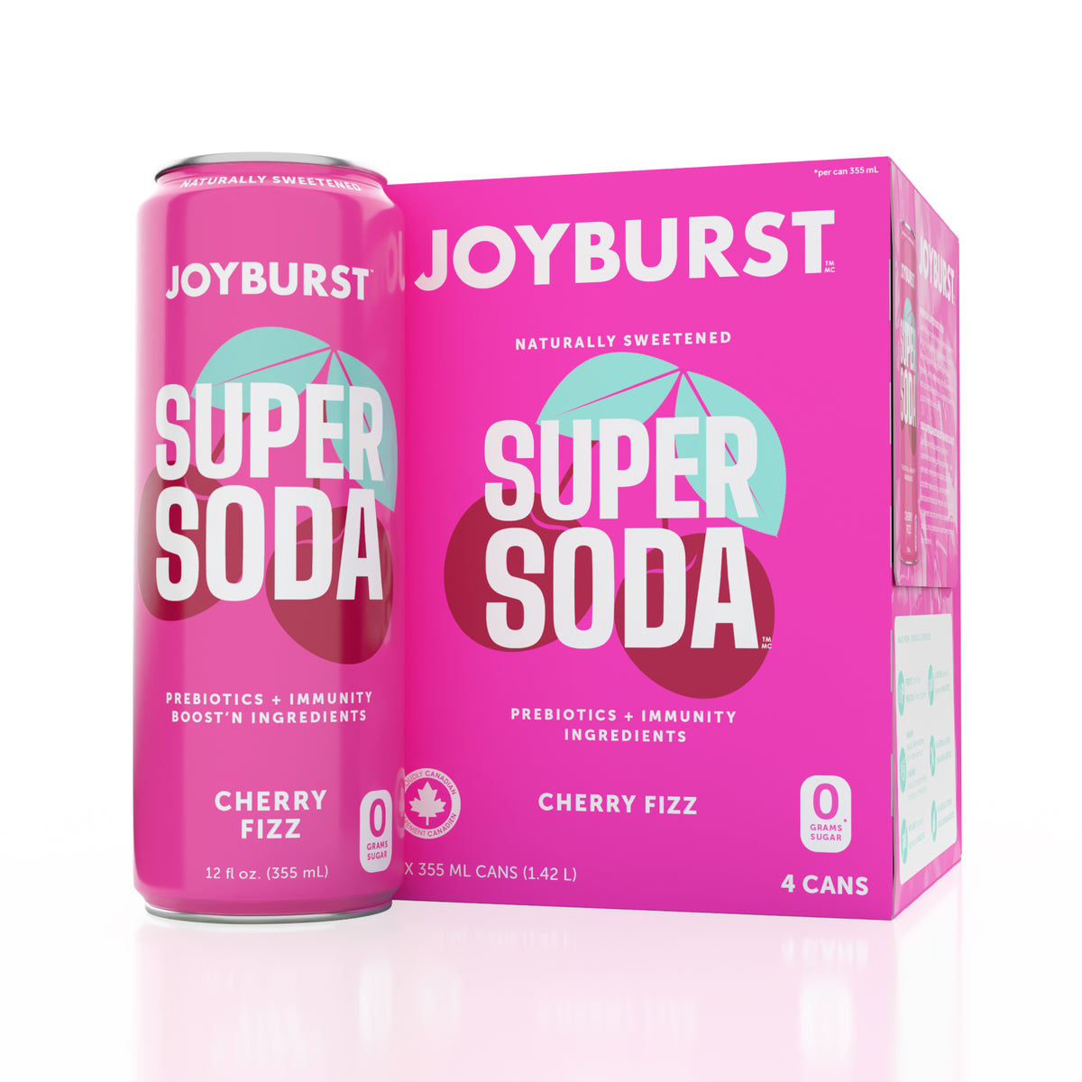 Joyburst Super Soda Cherry Fizz - 12ct