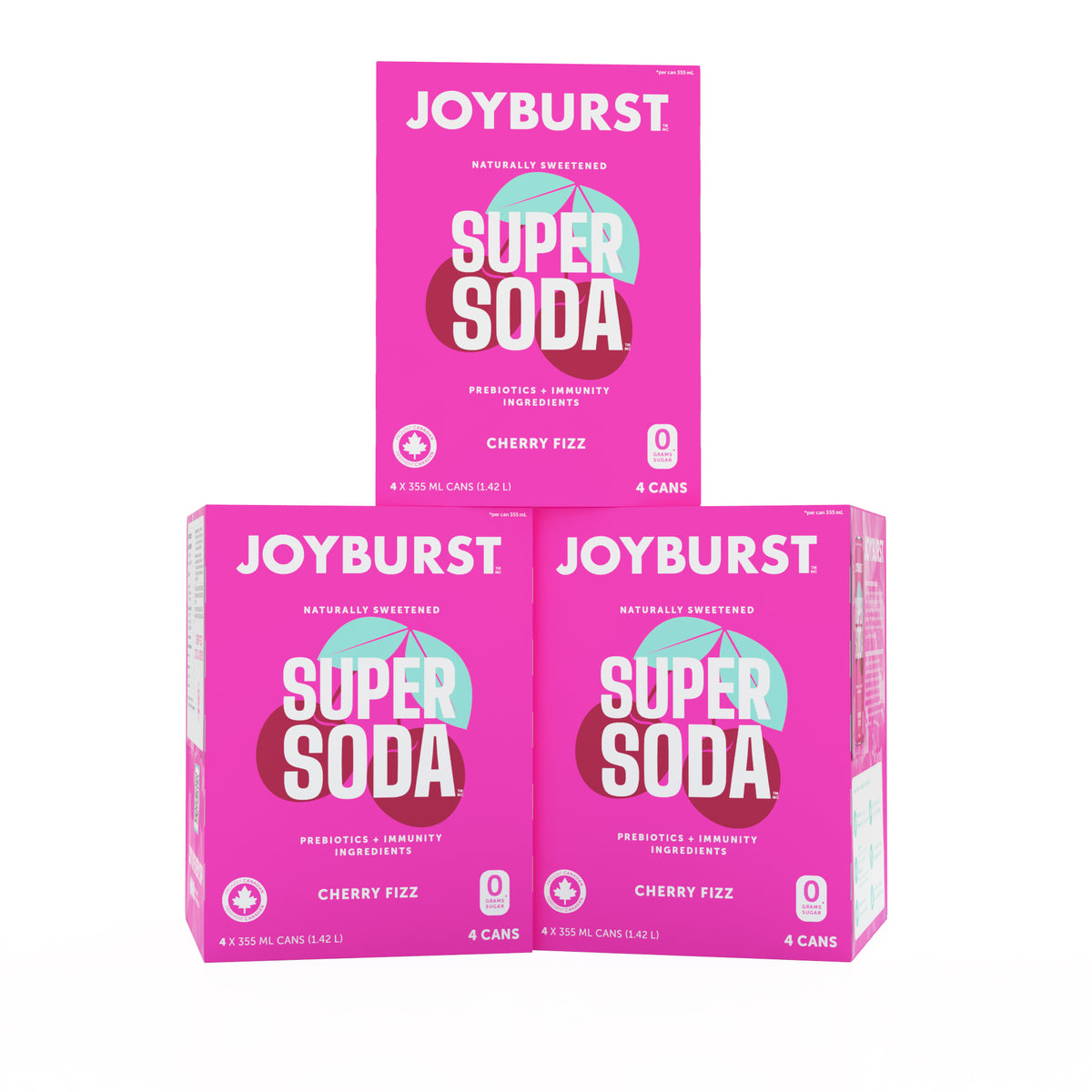 Joyburst Super Soda Cherry Fizz - 12ct