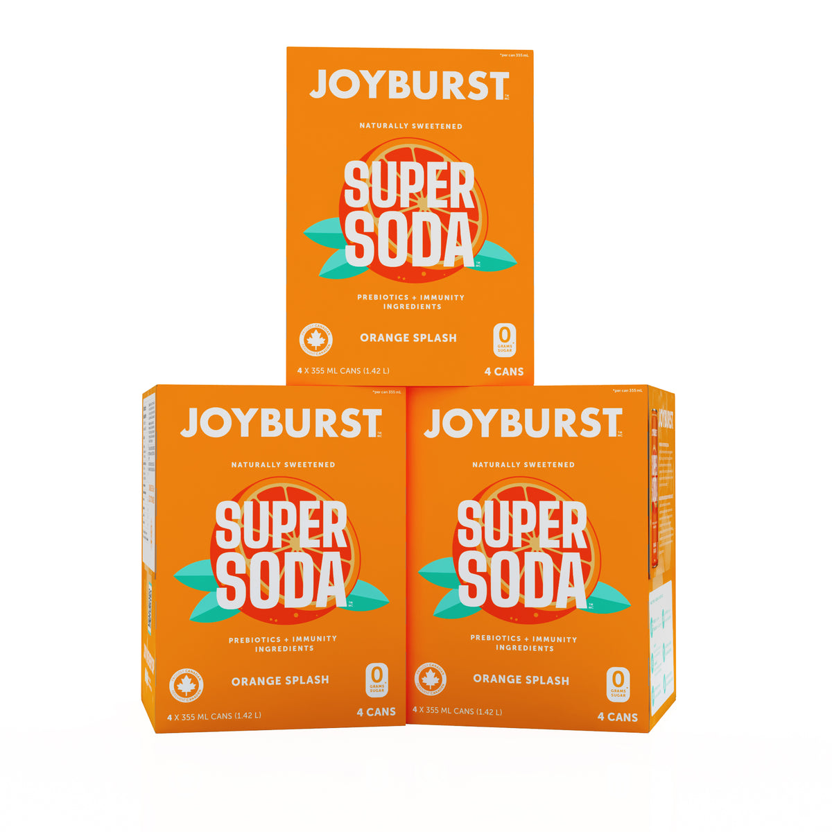 Joyburst Super Soda Orange Splash - 12ct