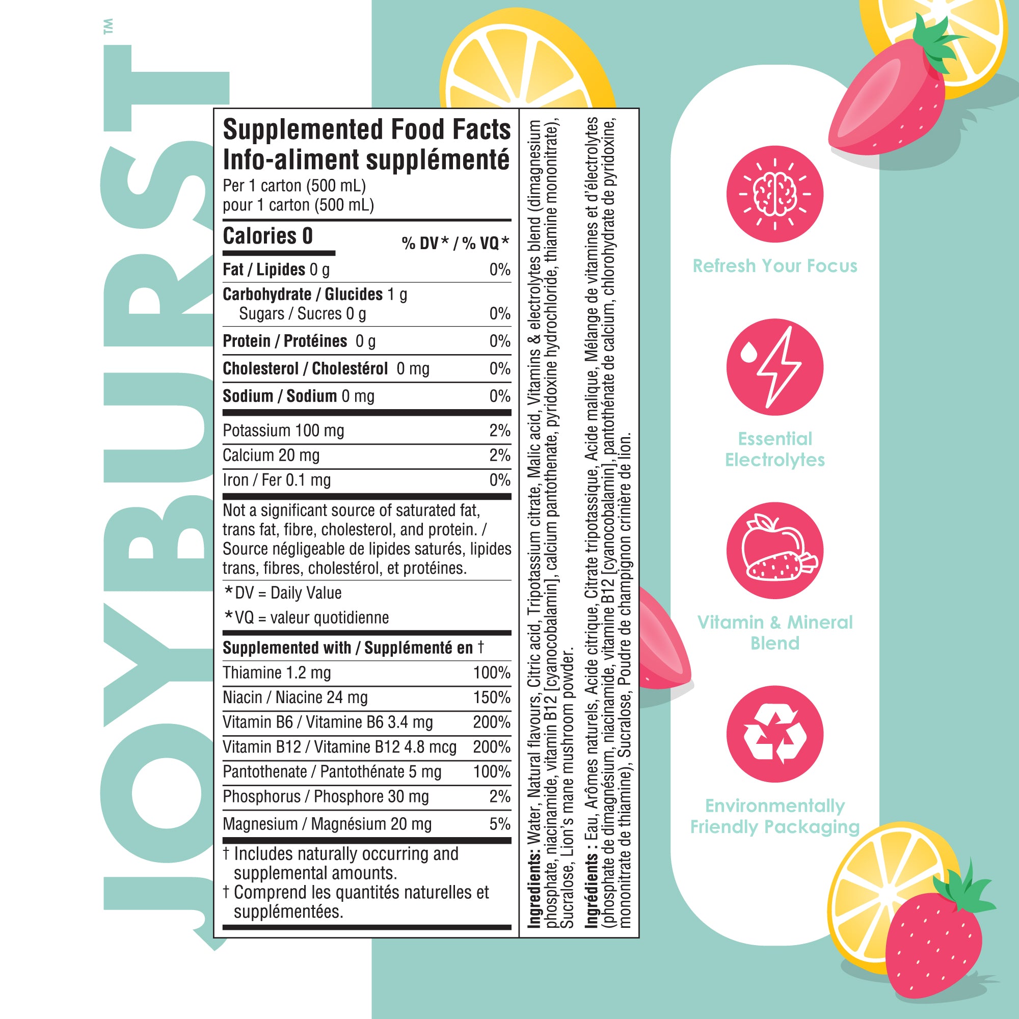Joyburst Renew Hydration Strawberry-Lemonade