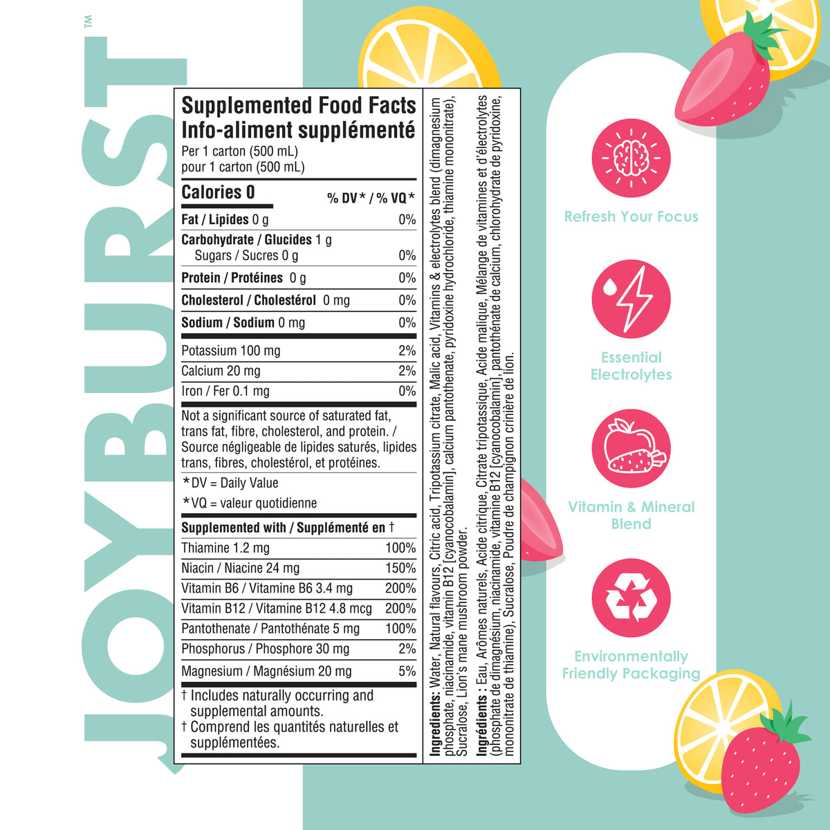 Joyburst Renew Hydration Strawberry-Lemonade