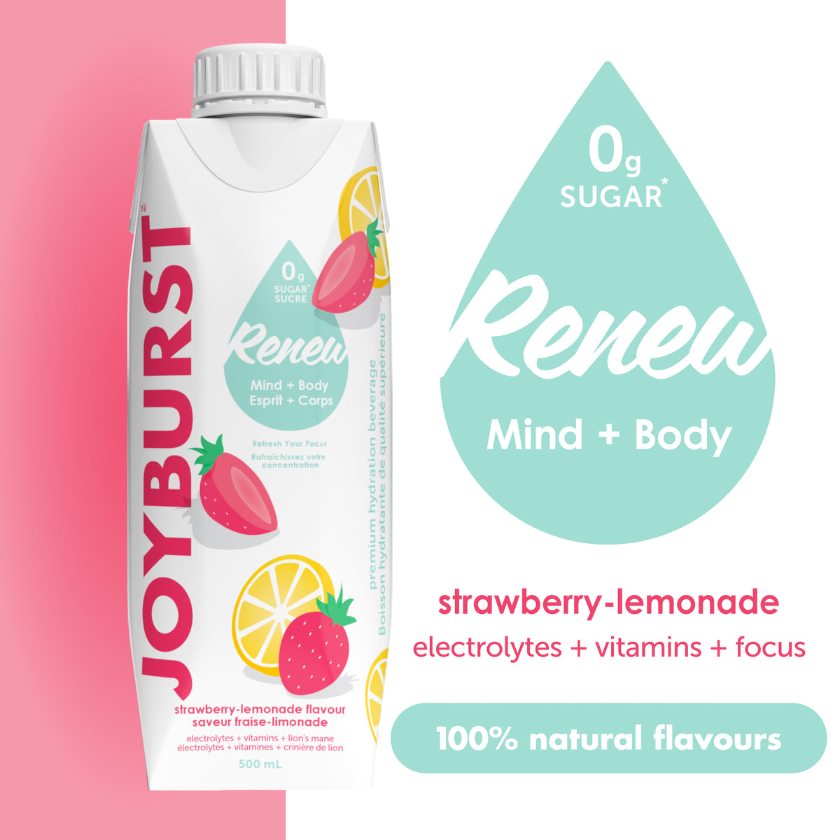 Joyburst Renew Hydration Strawberry-Lemonade
